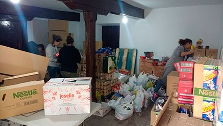 135 cestas de Navidad a las familias más desfavorecidas