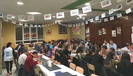 El colegio La Salle de Santander celebró su IX Cena Solidaria  a favor de la ONG PROYDE