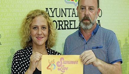 Alfred García, Beret y Lola Índigo, en &quot;Los 40 Summer Live&quot;