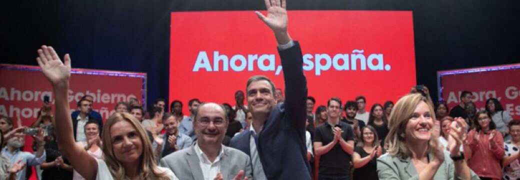 Sánchez ya no sólo pide el voto para ganar también para poder evitar a Podemos Queremos un