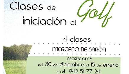 Cayón imparte clases de iniciación al golf