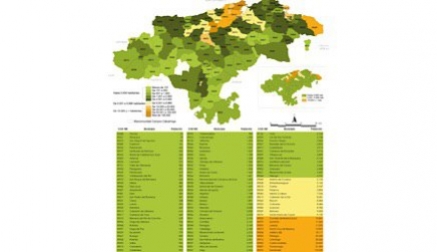 Así es el mapa de municipios para el cálculo del aforo en la Fase 3 de desescalada