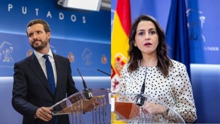 Casado y Arrimadas dimisión... un clamor en redes sociales contra los líderes de PP y Cs